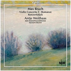 MAX BRUCH - VIOLIN CONCERTO NO.3 ROMANZE KONZERTSTUCK/ ANTJE WEITHAAS HERMANN BAUMER 브루흐: 바이올린과 오케스트라 작품 3집 - 바이올린 협주곡 3번 로만체 외 독일수입반