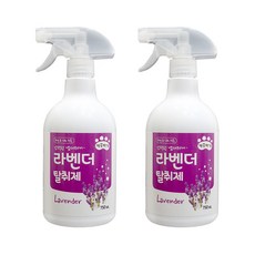 깨끗하개 반려동물 탈취제 라벤더향, 750ml, 2개 - 강아지냄새제거