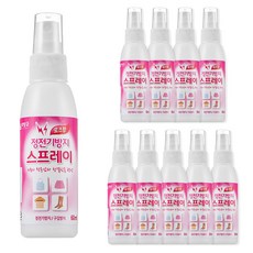 리빙굿 정전기방지 스프레이 로즈향, 60ml, 10개, 로즈