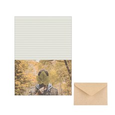 삼육오데이 디자인 편지세트 편지지 20p + 봉투 10p, 낙엽, 1세트
