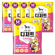 너를위한디저트 강아지캔디 소형견용 M, 닭고기, 12g, 5개