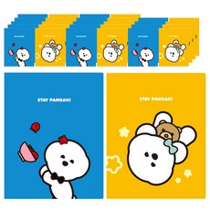 양지사 기다려빵아 클리어화일 20p, 랜덤 발송, 30개입