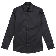마인드브릿지 남성용 PC 솔리드 트윌 슬림 셔츠 레귤러