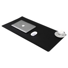 토디아 타비 와이드 책상 키보드 마우스 패드 100 x 50 cm, 블랙, 1개