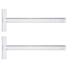 블루마토 플라스틱 T자 60cm TSP002, 혼합 색상, 2개입