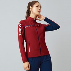 요넥스 여성용 우븐트레이닝복 자켓 91WU012FRD + 바지 91WP012FNV 상하의 세트