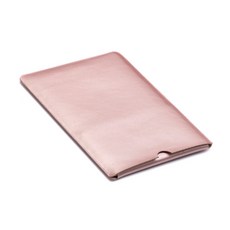 우수스 LG 그램 노트북 솔리드 컬러 미니멀 디자인 파우치, 로즈골드