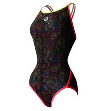 69슬램 SWIM 페이즐리 블랙 여자수영복 69SW012
