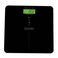 banio 4색 BMI 디지털 체중계, 블랙, BANIO 신호등