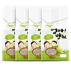 엄마밥줘 하이아미 현미, 1kg, 4개
