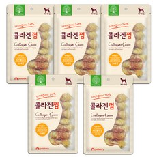 더내추럴 콜라겐 껌 강아지 간식 6cm 10p, 치킨, 150g, 5개