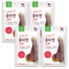 더내추럴 콜라겐 스틱 강아지 간식 16cm 5p, 오리, 4개