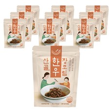 에코맘 산골장조림 한우 100g, 소고기, 10개