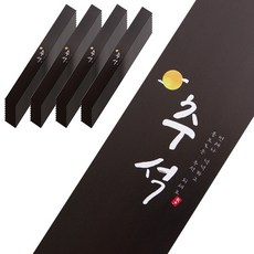 봄91 추석띠지 보름달 추석 6.5 x 62 cm, 블랙, 100개