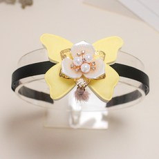 絲綢之路小蘭花蝴蝶韓服髮箍