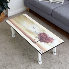 루나하우스 하이그로시 액자테이블 1000 x 400 mm, 하트