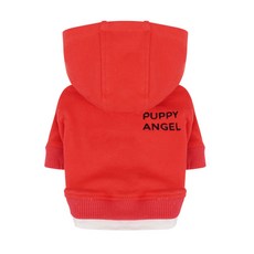 PUPPY ANGEL 基本款徽標膠帶連帽寵物 T恤, 320路