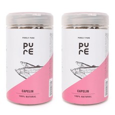 퓨어 동결건조 강아지 고양이 통간식 65g, 열빙어, 2개