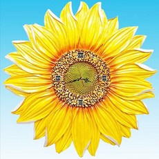 해바라기시계십자수