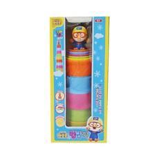 Pororo 淘氣小企鵝 NEW疊杯, 混色, 1套