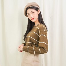 반에이크오 여성용 다다단가라 니트