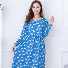 여성용 뱅글양 원피스 잠옷