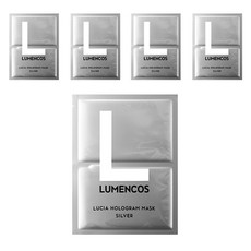 루멘코스 루시아홀로그램마스크팩 실버 27ml, 1개입, 5개