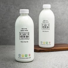 백미당 유기가공식품인증 우유, 1000ml, 1개