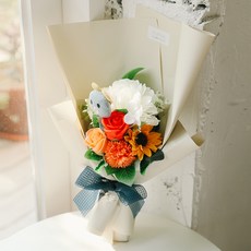 아스파시아 조화 메카드 로봇장난감 재롱잔치 꽃다발, 혼합 색상