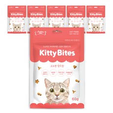 앱솔루트바이트 키티바이트 고양이 간식 60g, 참치맛, 6개