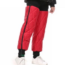 앤티스 오토바이 방수방한 무릎 바람막이 70cm 1set, 레드