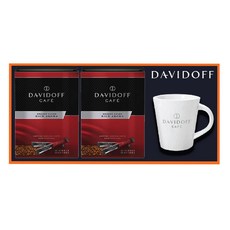 다비도프 커피 선물세트 D, 다비도프 카페 리치 아로마 스틱 45g x 2p + 카페 컵 150ml, 1세트