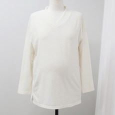 이얀 임산부 단정한 브이티