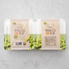 맑은물에 국산 편리한 2컵 두부, 1kg, 1개
