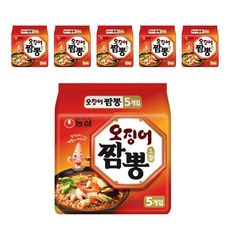 농심 오징어짬뽕, 124g, 30개