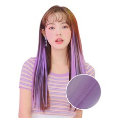 가발매니아 블리치 헤어 피스, 그레이프펀치, 5피스