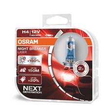 오스람 나이트브레이커 레이저 150% 램프 H4, 혼합색상, 1개