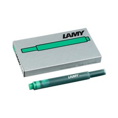LAMY 鋼筆用墨盒, 綠色, 5個