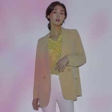 미쏘 여성용 TR 더블 버튼 자켓