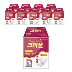 크리센 매직밸트 테이프형 성인용기저귀 특대형, 10개입, 10개