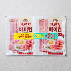 라퀴진 브런치 베이컨, 200g, 2개