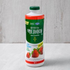 액티비아 팻 제로 딸기 요구르트, 700ml, 1개