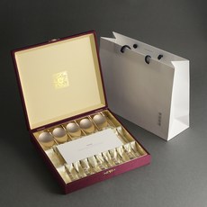 인스푼 겹경사희 방짜수저 5인 세트, 1세트, 숟가락 5p + 젓가락 5벌
