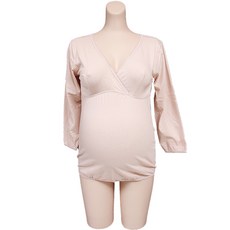 헬로심플 면 임산부 수유 상의