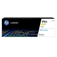 HP No.416A 표준용량 토너 W2042A, Yellow, 1개