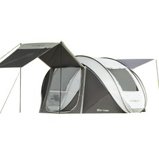 그라비티캠프 원터치 캠핑 텐트, 화이트 실버 에디션, 몬스터