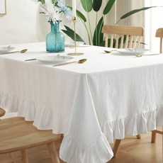 프릴식탁보