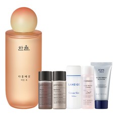 한율 다홍매실 비움 초 토너 180ml + 아모레퍼시픽 기초케어 5종세트, 1세트