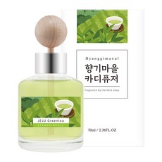 향기마을 카 디퓨저 70ml, 제주녹차, 1개