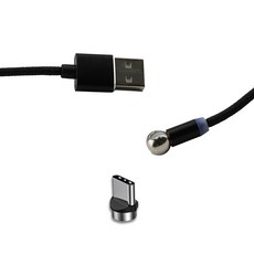 다이아코트 C Type 360도 회전 볼 자석 충전 케이블, 혼합색상